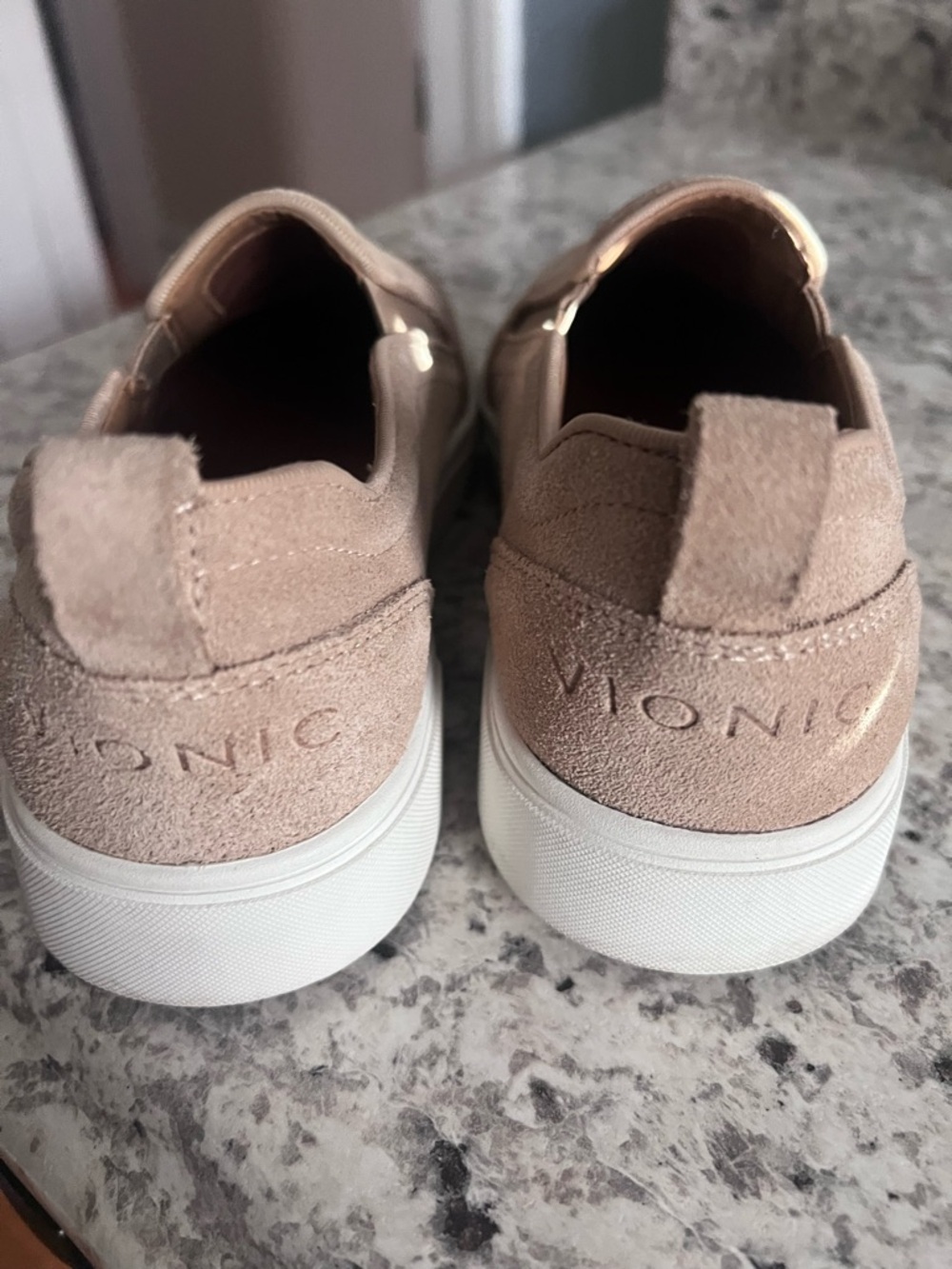 Vionic Suede Slip-On Sneakers